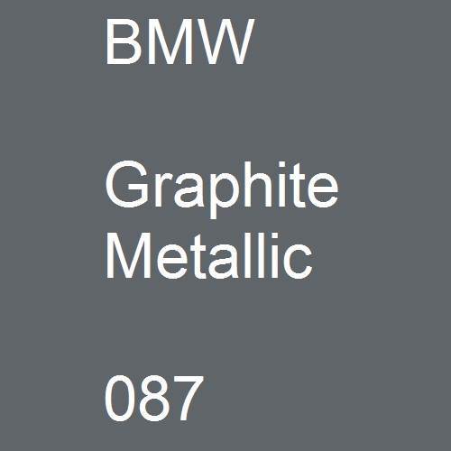 BMW, Graphite Metallic, 087.